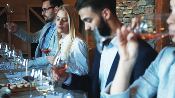 istock Friends tasting wine together 1176134594