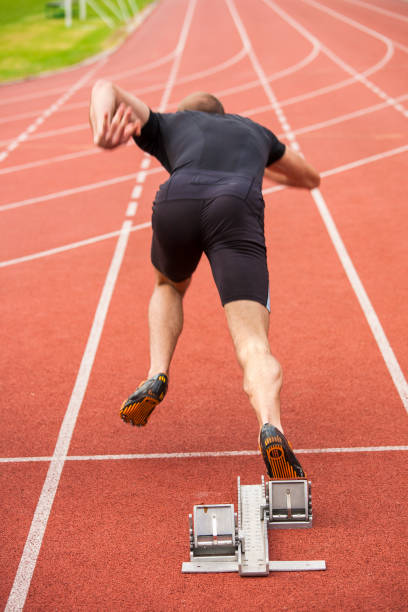 istock Start of a 100m race 1176142994