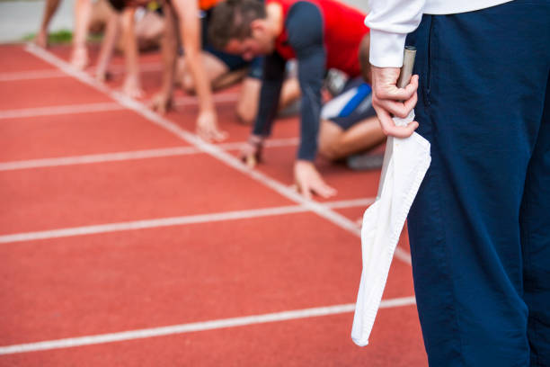 Start of a 100m race