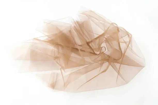 background of tulle fabric