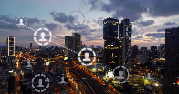 istock Social media marketing network communication 1176150050