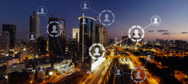 istock Social media marketing network communication 1176150259