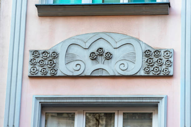 istock Floral Bauhaus Stucco 1176153006