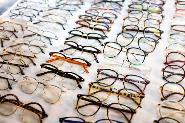istock Optical glasses len sell in market 1176154075