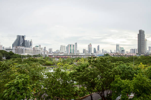 istock Panorama view of tower in bangkok. 1176160574