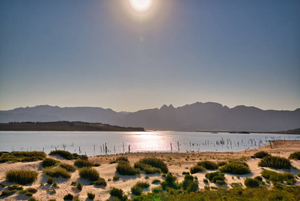 istock beautiful lake, island and sunshine 1176161722