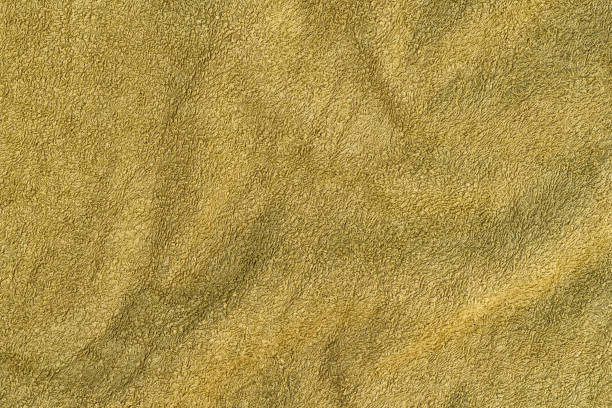 istock Texture terry cloth towel with pleats. Olive color 1176169356