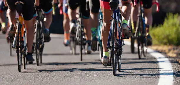 Photo of Group of cyclist at professional race