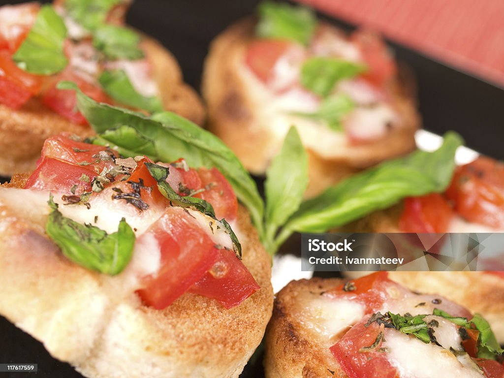 Bruschetta - Foto de stock de Alimentação Saudável royalty-free