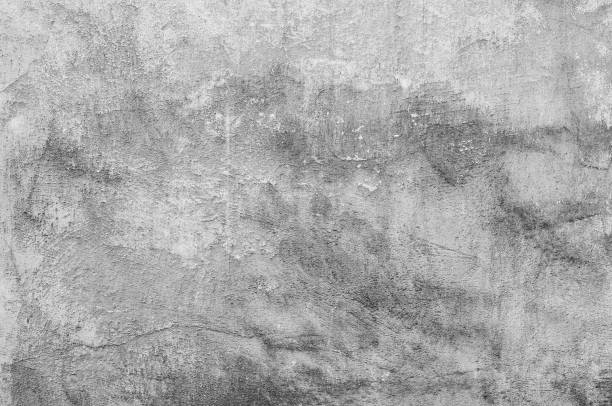 istock Texture of old gray wall. Black and white horizontal backdrop. 1176177930