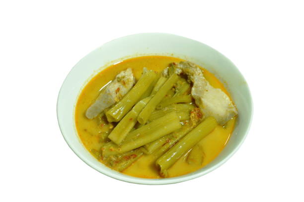 istock boiled pork belly with morning glory in curry soup 1176180096