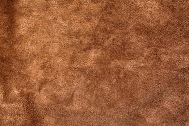 istock Smooth seamless texture suede . Brown color. Genuine Leather 1176180697