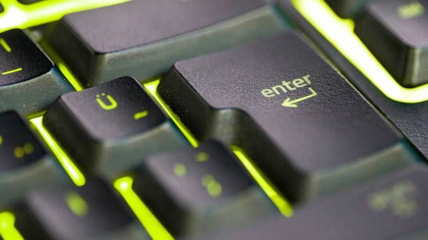 istock Gamer Keyboard Neon Lights 1176188226