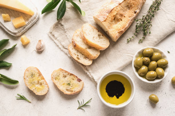 istock Italian food background 1176199367