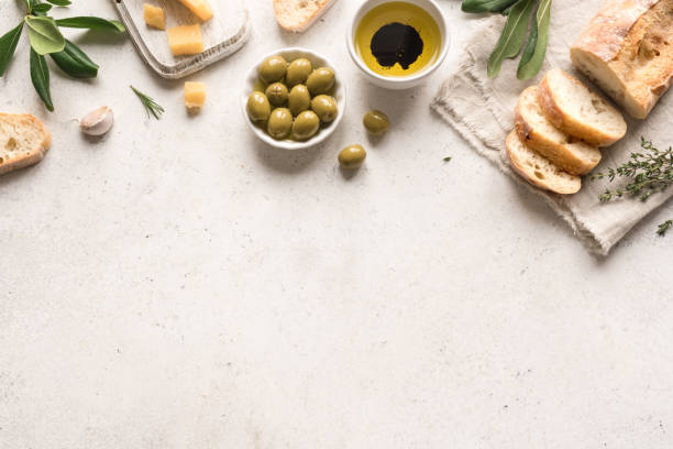 istock Italian food background 1176199720