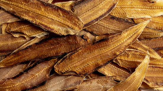 Poisson Sec Photo libre de droit de Groupe De Poissons Secs Sole Ingrédients De ...