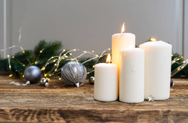 istock Elegant gray christmas 1176214640