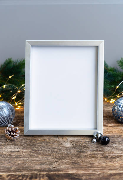 istock Elegant gray christmas 1176214684