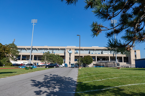 Buffalo, NY - USA / September 20, 2019: University at Buffalo Stadium for football