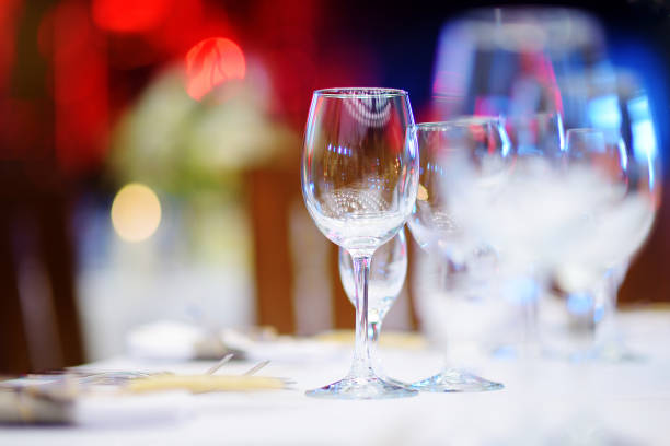 istock Beautiful table set for some festive event or wedding reception 1176215216