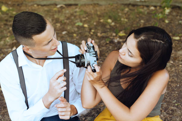 istock Young couple exploring photography 1176223993