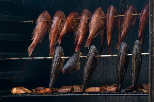 istock Traditional home made smoked fishes 1176226327