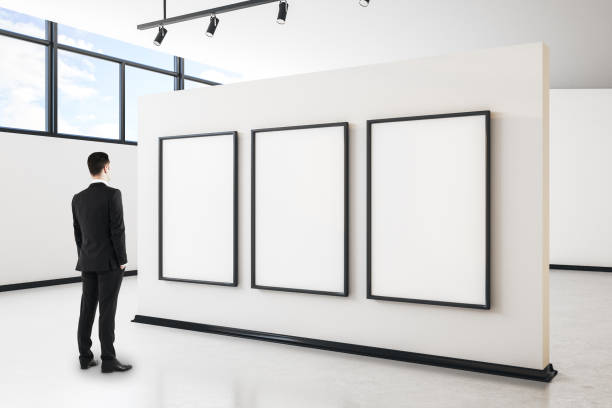istock Businessman with poster 1176227289