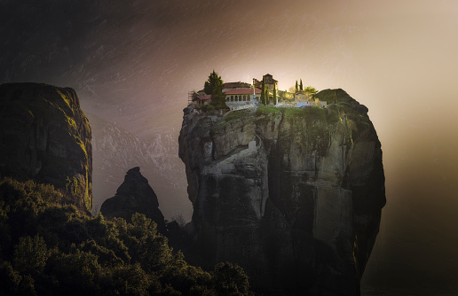 The monastery of Trinity in Meteora, Greece