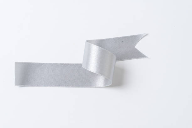 istock silver banners ribbons label on white background 1176246458
