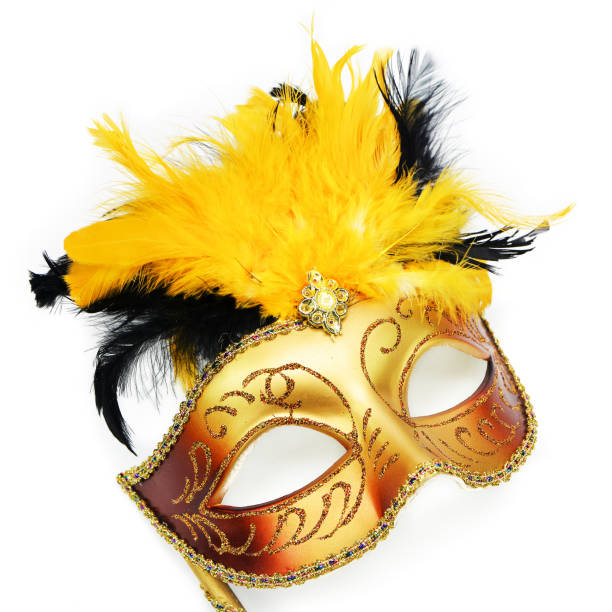 istock Colorful Venetian mask for a celebration on an isolated background 1176258505