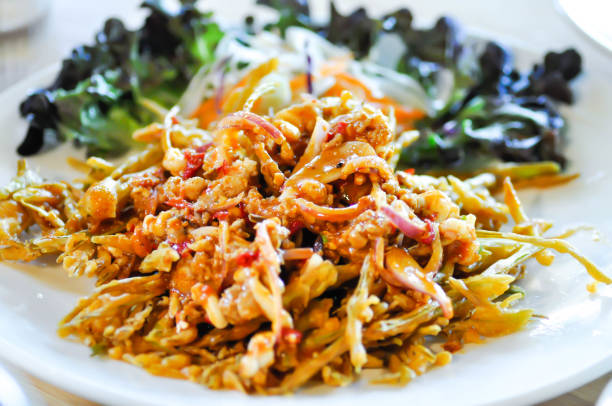 istock fried vegetable salad or vegetable salad 1176262582