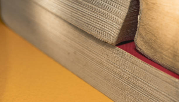 istock Close up textbooks pages background. Macro view. 1176271416