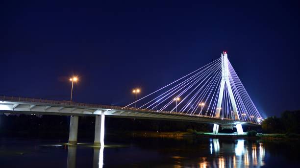 istock Boulevards on the western side of the River in night. 1176271459