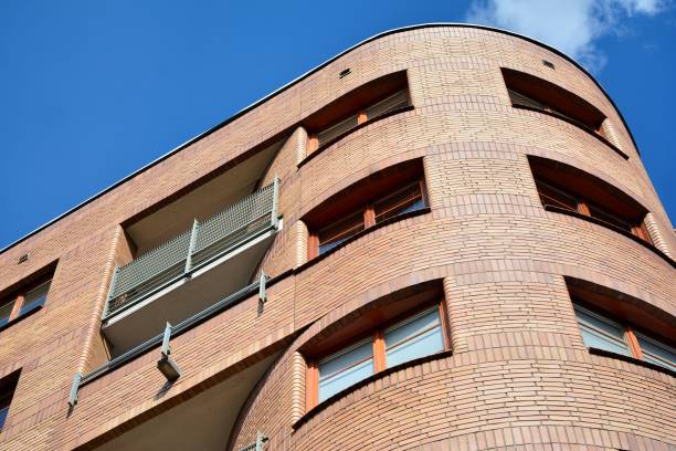 istock Modern apartment buildings on a sunny day with a blue sky. 1176272510