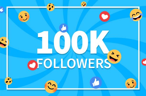 Thank you 100 000 followers background. Thank you 100 000 followers background. Celebration postcard 100k followers. Isolated smiling emoticons, like thumbs up and heart like. good job emoji stock illustrations