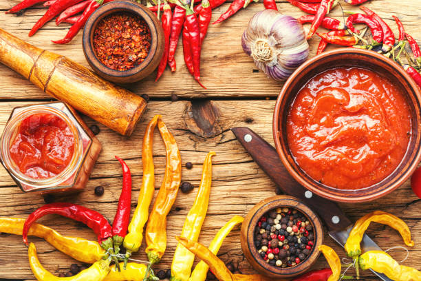 istock Spicy chili sauce or ketchup 1176283028