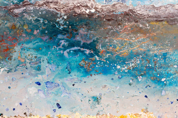 istock Remarkable texture in stylish tone for your interior. Can be used for web templates, artworks. 1176284450