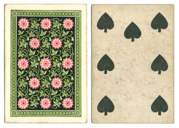 ANTIQUE PLAYING CARD DESIGNS CD-ROM Antique Playing Card Floral