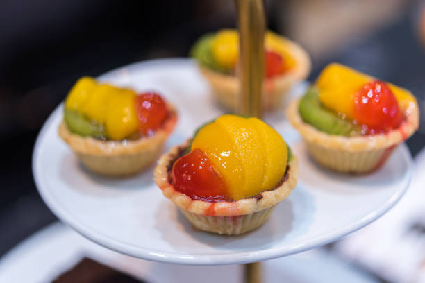 istock Fruit Tart recipe with pastry cream filling 1176293816
