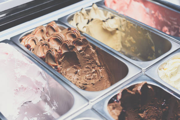 istock Ice Cream freshness smoothie and colorful variety 1176294525