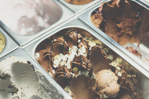 istock Ice Cream freshness smoothie and colorful variety 1176294619