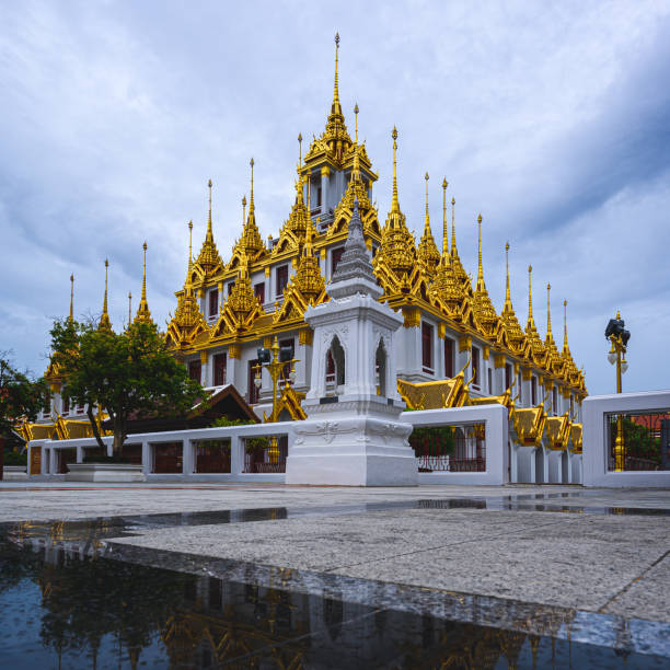 istock Wat Ratchanaddaram and Loha Prasat Metal Palace in Bangkok ,Thailand 1176302501