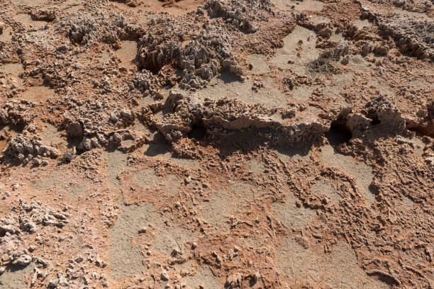 istock Red ground of sicily texture 1176304392