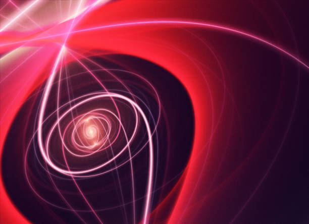 istock Abstract color dynamic background with lighting effect. Fractal art 1176306061