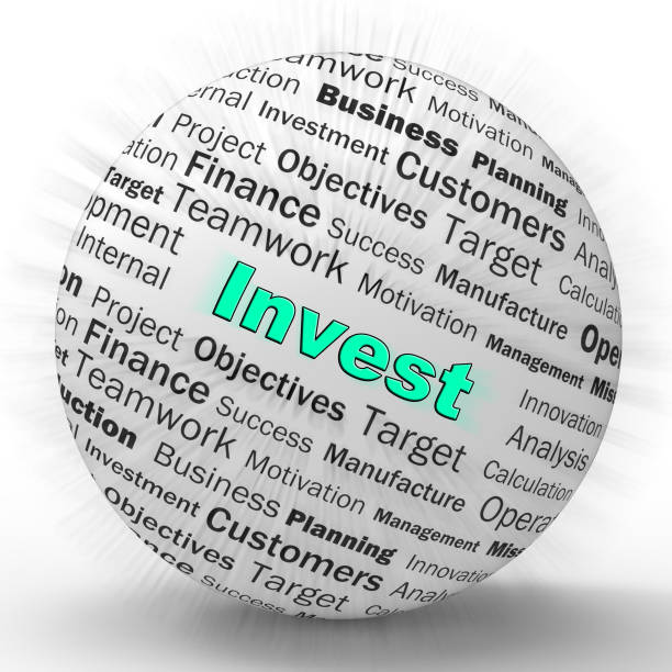 istock Invest concept icon means speculating using capital - 3d illustration 1176306244
