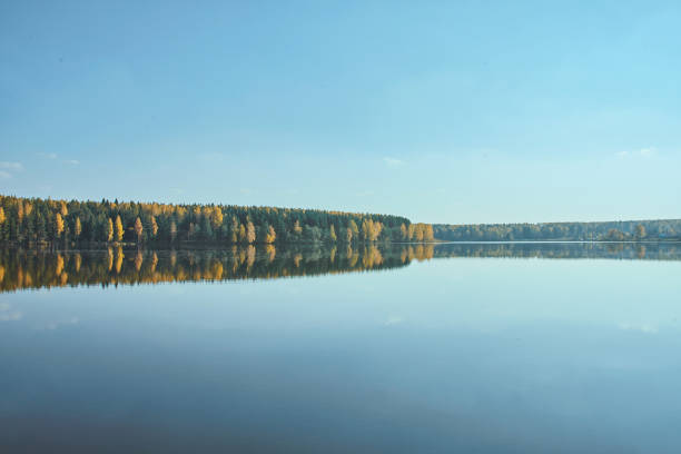 istock Autumn landscape by the river 1176307605