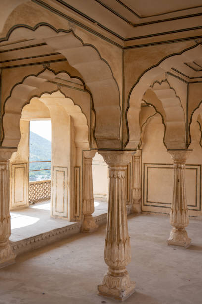 istock Amber Fort Columns in India 1176308474