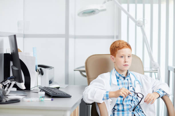 istock Serious Little Doctor 1176308812