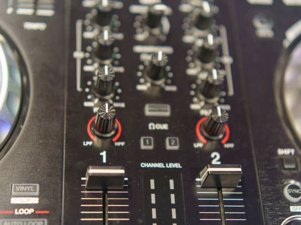 istock Details of the dj remote 1176309810
