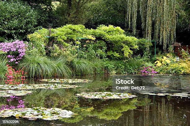 Claude Monets Lily Pond Giverny France Stock Photo - Download Image Now - Foundation Claude Monet, Claude Monet, Yard - Grounds